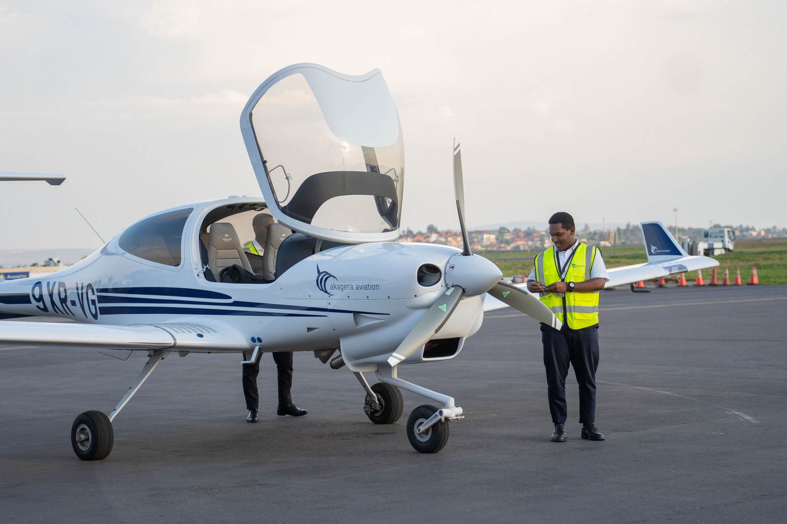 Scenic luxury safari landscape near gorilla trekking area