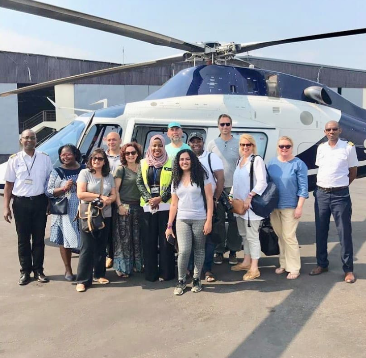 Aerial view or safari experience in Bwindi