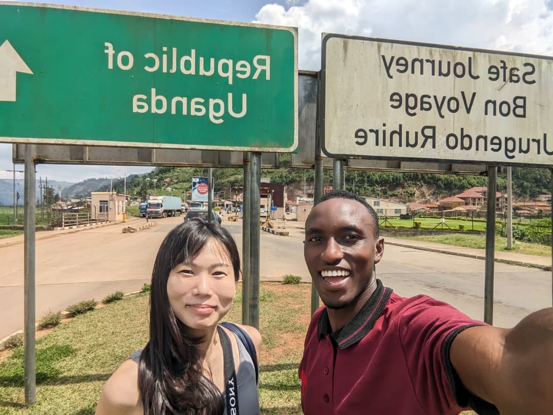 Crossing from Rwanda to Uganda during a luxury multi-country gorilla safari