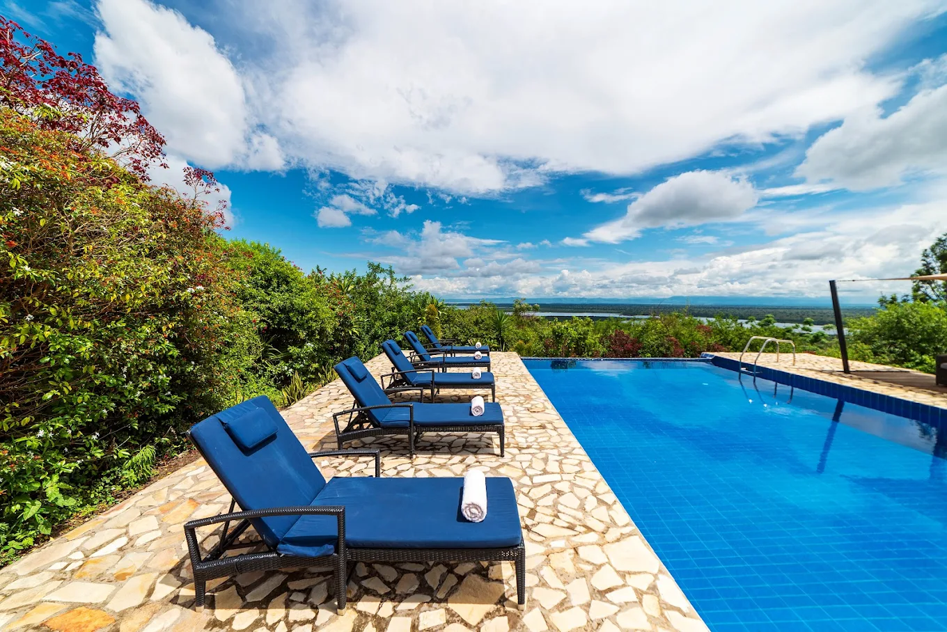 Private lodge setting at Elephant Plains Lodge Uganda safari