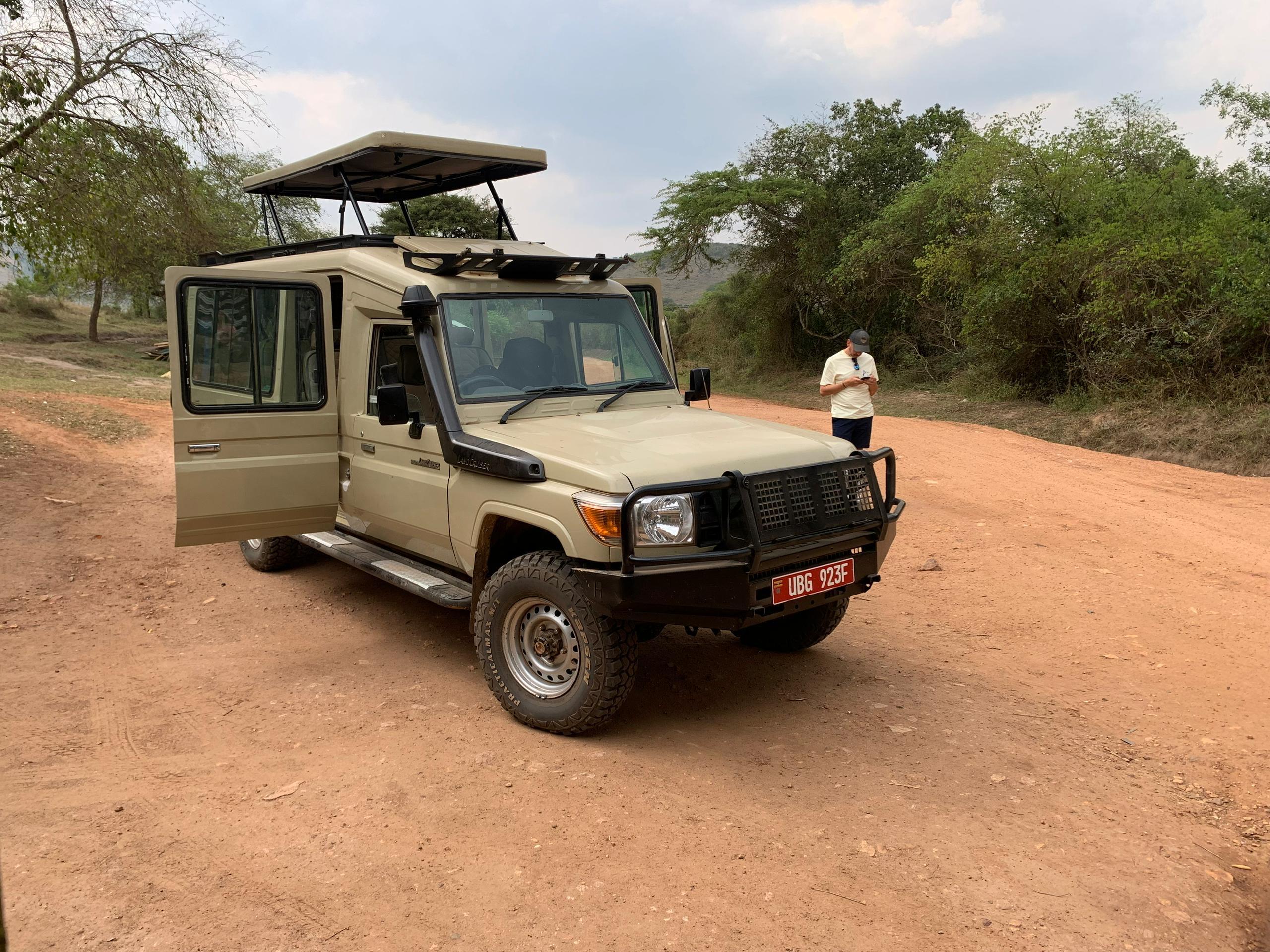 Comfortable safari vehicle seating used on luxury Uganda safaris
