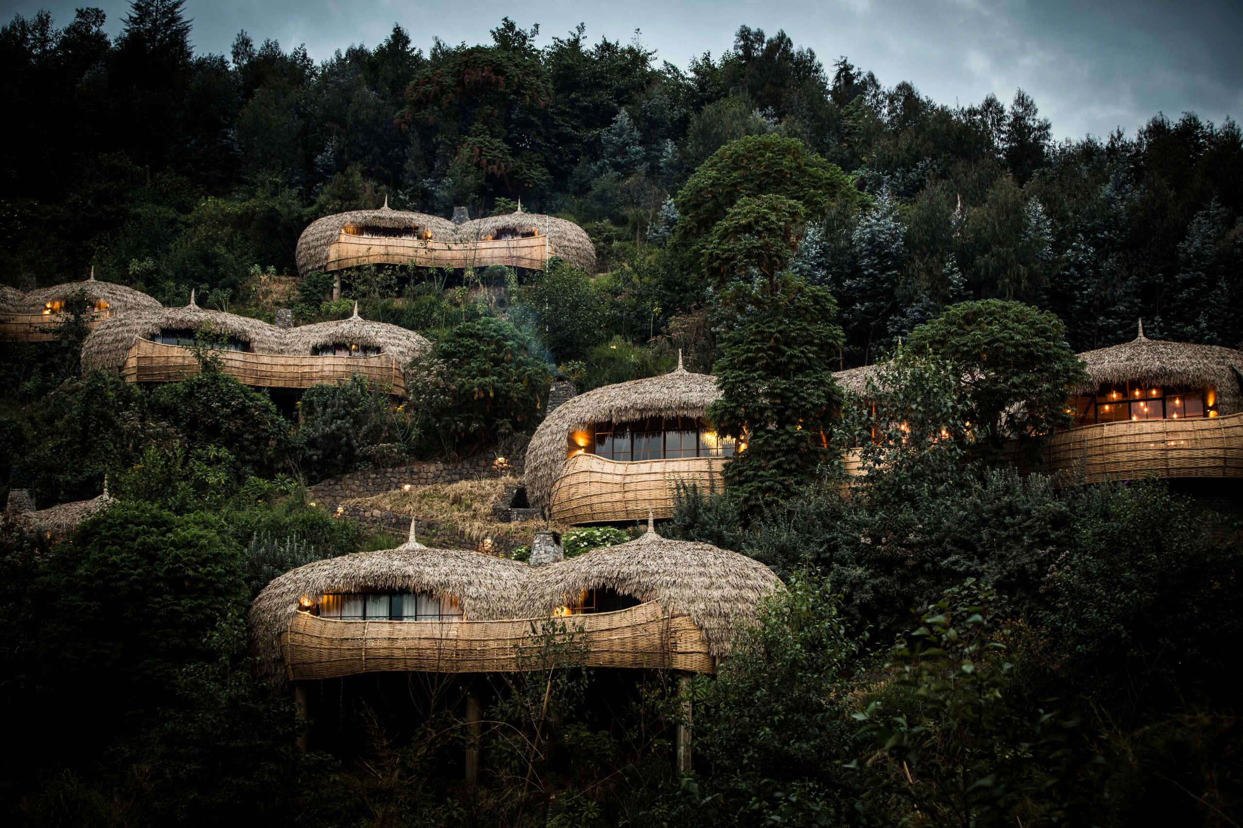 Wilderness Bisate Lodge luxury safari camp in Rwanda