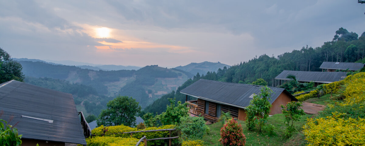 Bakiga Lodge is known for its scenic forest views and peaceful atmosphere overlooking the hills of Bwindi. The lodge offers comfortable cottages designed with local materials that blend naturally with the surrounding environment. Guests enjoy warm hospitality, cozy accommodations, campfire evenings, and relaxing views of the rainforest after gorilla trekking adventures. Its quiet setting makes it