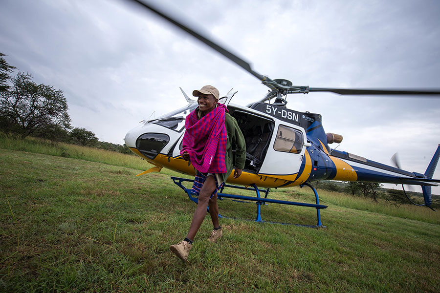 Luxury Gorilla Trekking and Serengeti Safari itineraries commonly include domestic flights, charter flights, and helicopter transfers 