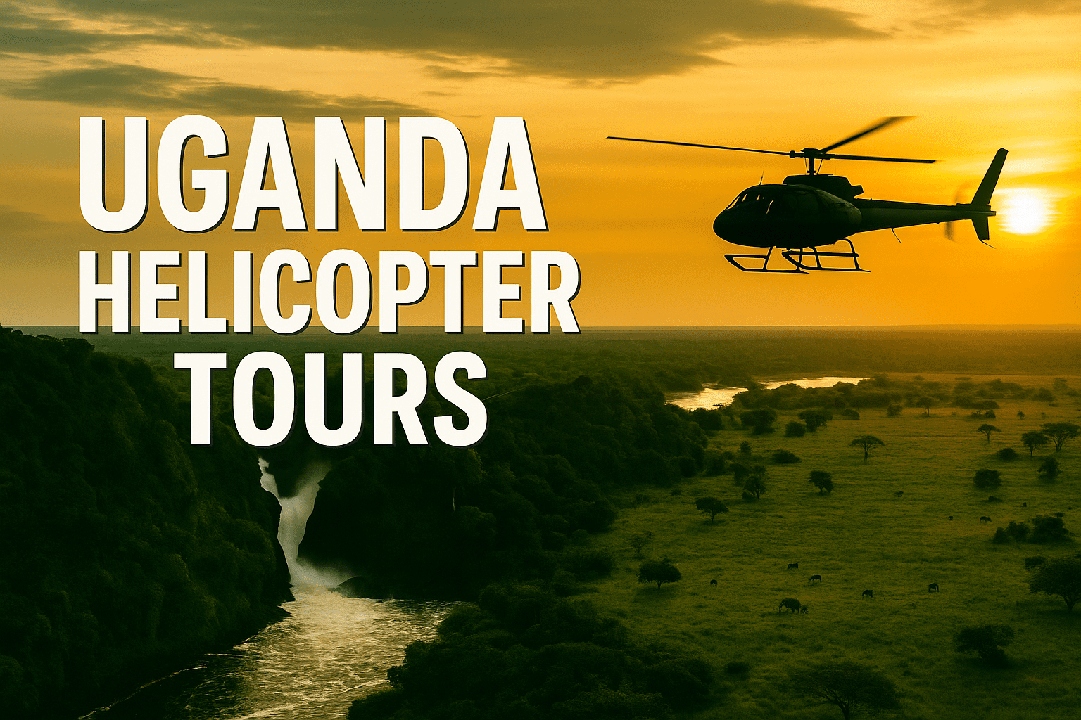 Aerial Helicopter Transfer to Bwindi