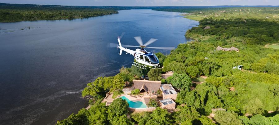 Luxury Helicopter Flight to Bwindi