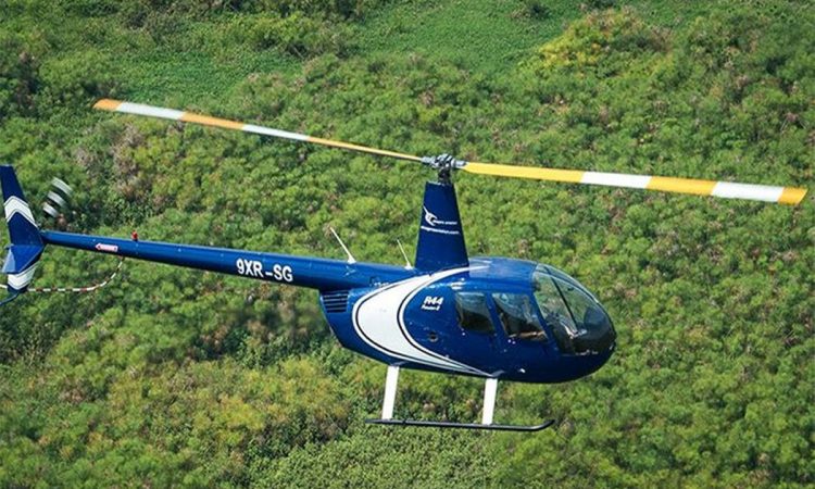 Helicopter Flight over Bwindi Forest
