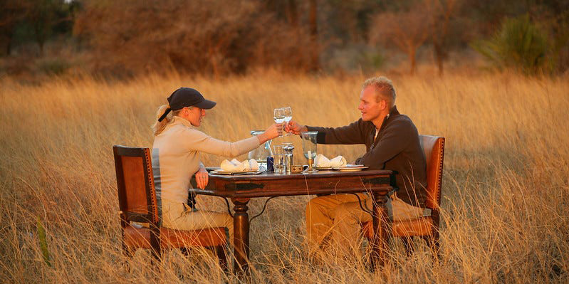 Luxury honeymoon safaris combine mountain gorilla trekking with romantic experiences designed specifically for couples. Travelers enjoy private villas, candlelit dinners, spa treatments, scenic flights, luxury lodges, champagne celebrations, and personalized service throughout their