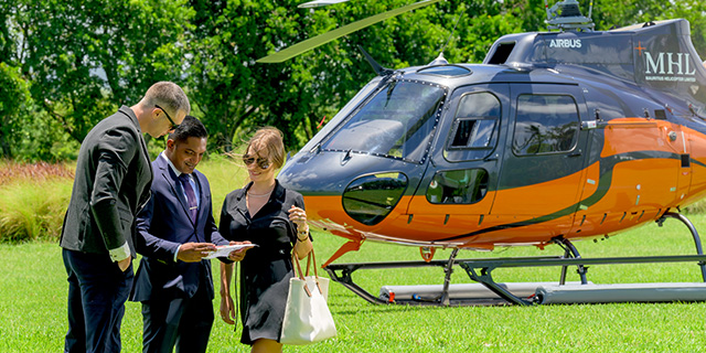 Helicopter Transfers and Exclusive Travel Experiences