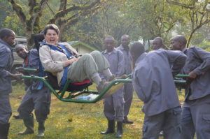 For seniors who require even greater assistance, sedan chair services can be arranged in both Uganda and Rwanda. These specially designed carriers are operate