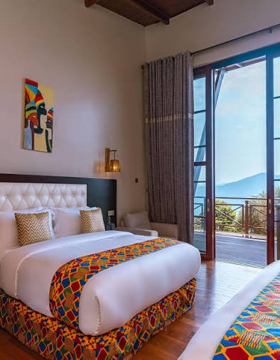 Luxury accommodation at Gorilla Heights Lodge near Nkuringo
