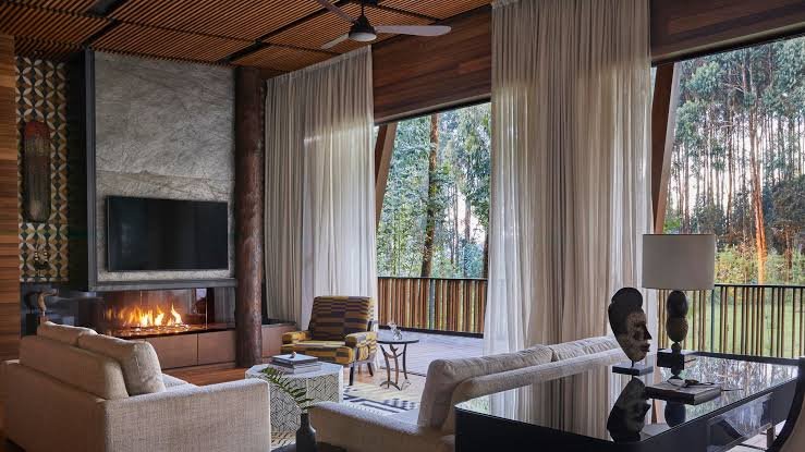 One and Only Gorilla's Nest premium safari lodge for luxury mountain gorilla trekking in Rwanda